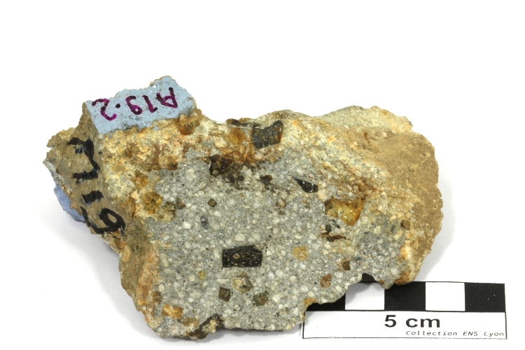 Dacite Dacite à quartz, biotite et hypersthène Petites Antilles  La Médaille Lit de le rivière Blanche