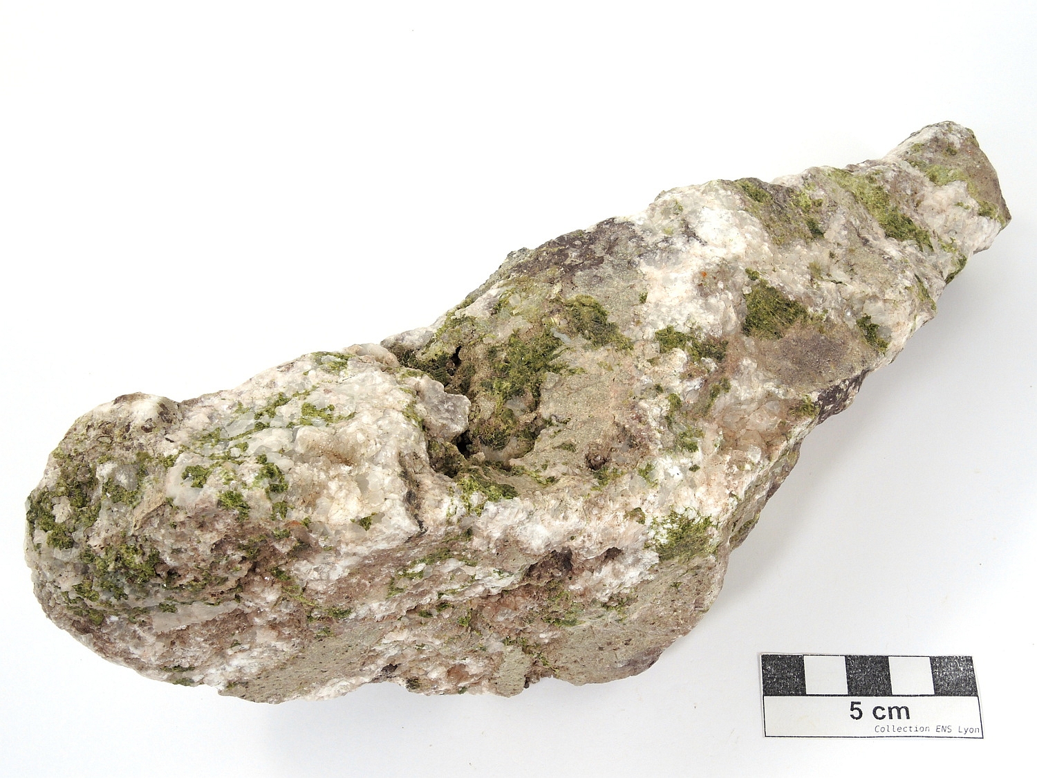 Épidote et calcite