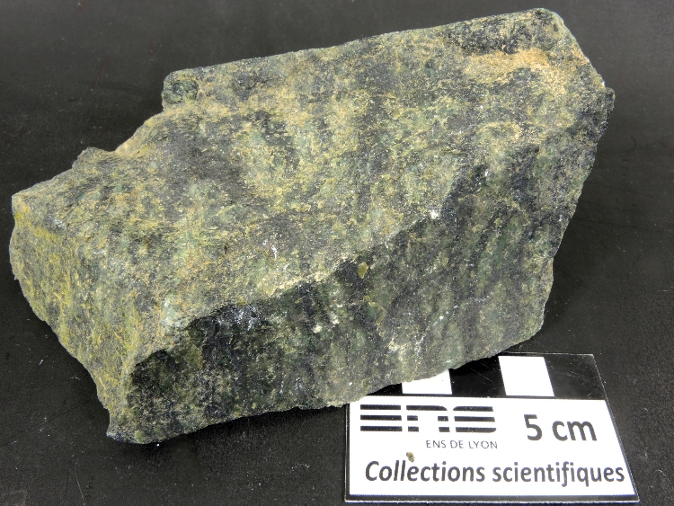 Lherzolite serpentinisée Lherzolite serpentinisée Pyrénées  Lourdios-Ichère Tos de la Coustelle