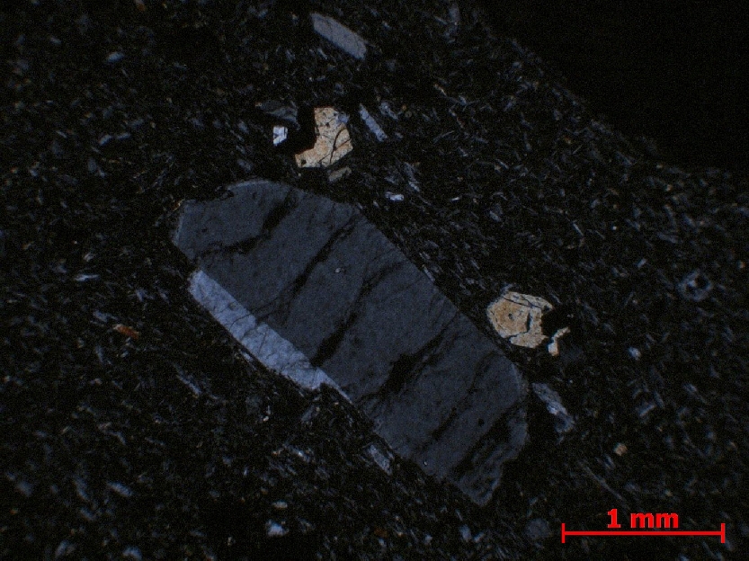  Microscope Basanite Basanite à leucite  Ile de l’Ascension  