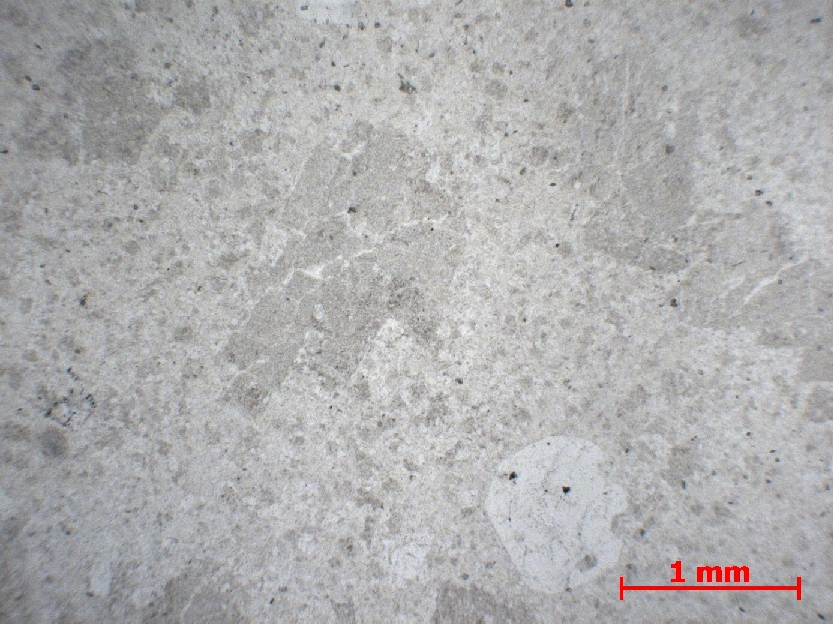  Microscope Rhyolite Rhyolite blanche Pyrénées Massif des Corbières Treilles 