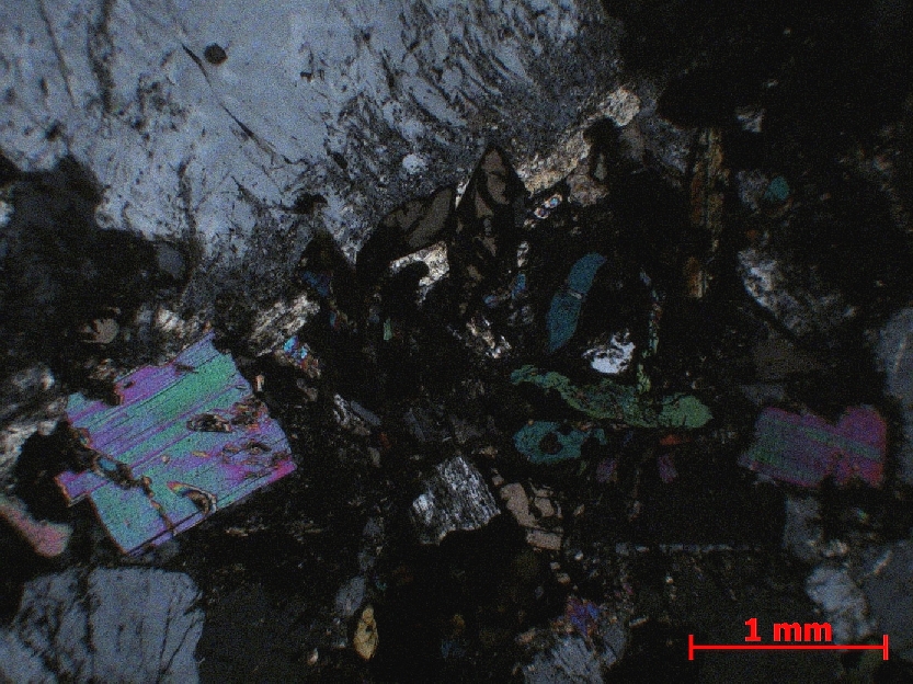  Microscope Syénite néphélinique Syénite néphélinique    