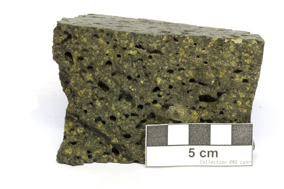 Basalte Basalte Vacuolaire Riche En Olivine