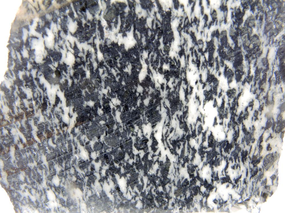 Méta-gabbro à lawsonite Gabbro du Queyras Alpes Queyras Molines en Queyras Vallon de Clausis