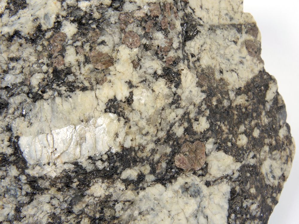 Charnockite à grenat Granite charnockitique d’Ansignan Pyrénées Massif de l’Agly Ansignan Les Albas