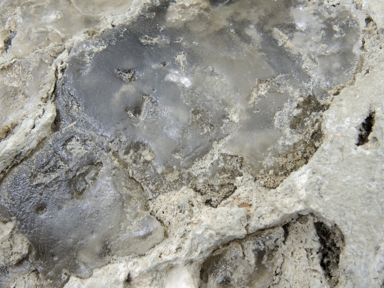 Halite et argile Cubes d’halite dans de l’argile du bassin salifère de Valence Bassin salifère de Valence  Tersanne 