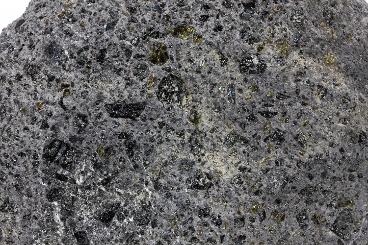 Ankaramite Basalte porphyrique à olivine et pyroxène Archipel du Cap-Vert  São Filipe Plage de São Filipe