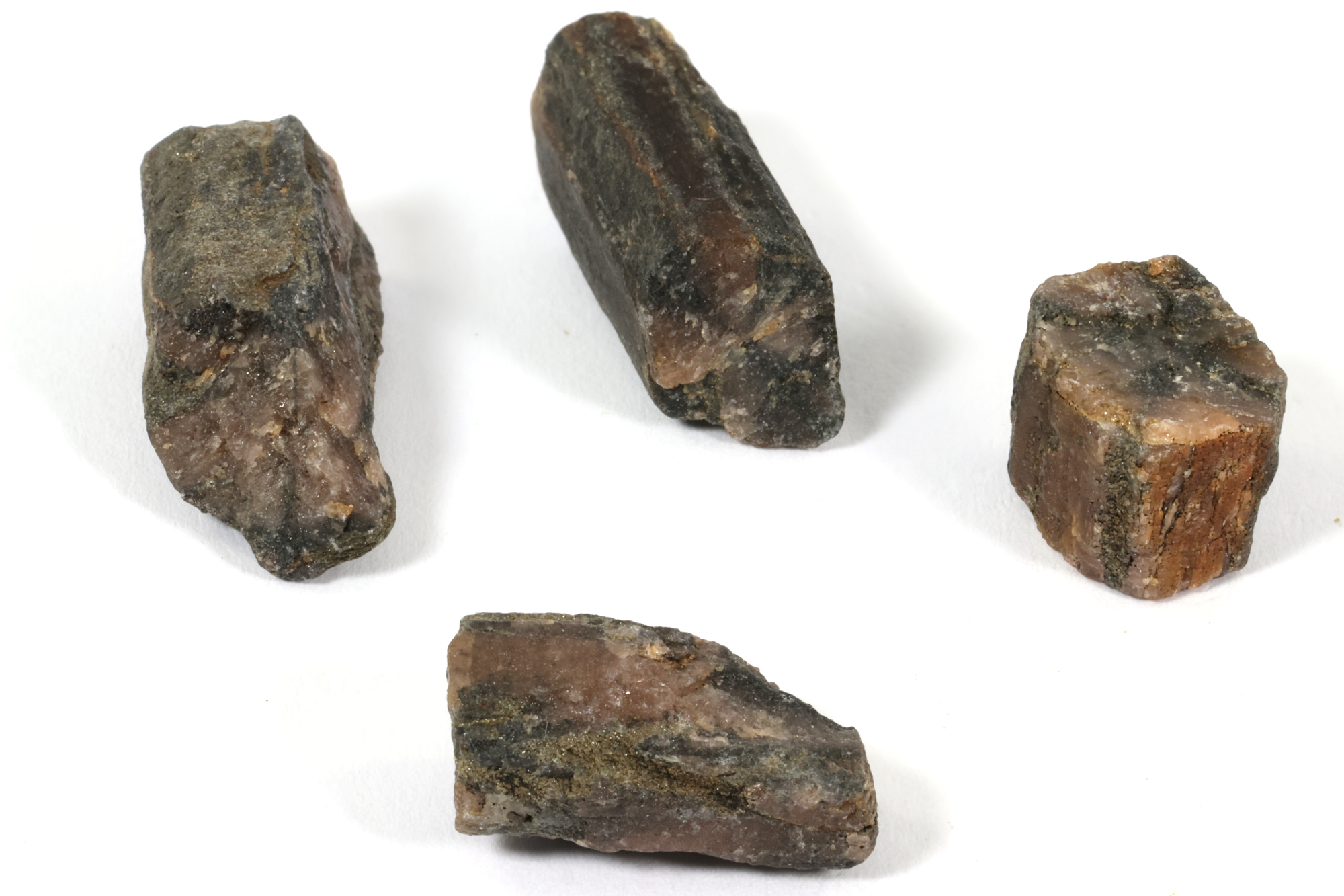 Andalousite Cristaux d’andalousite Meseta marocaine Massif des Jebilet  