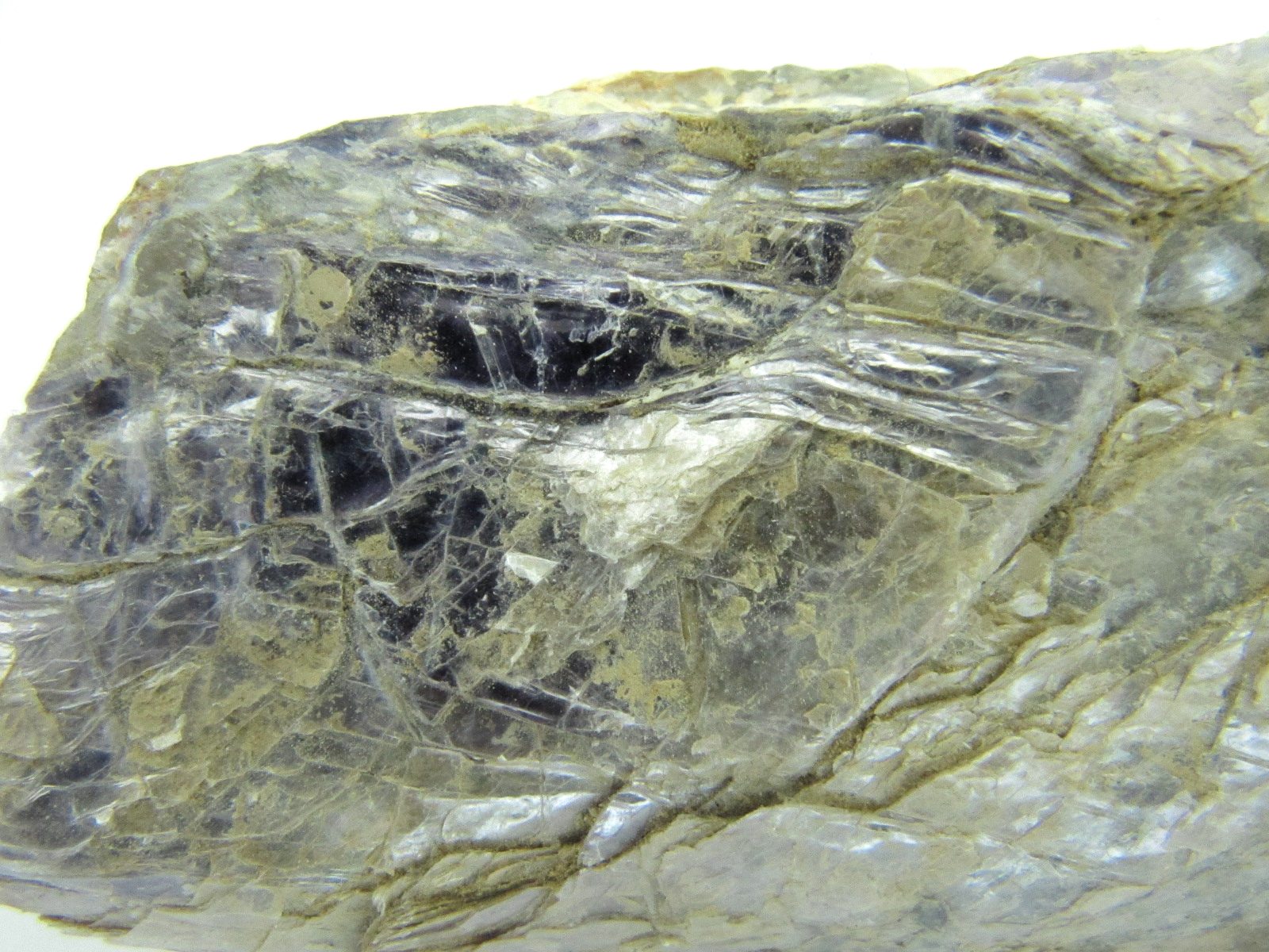 Lépidolite Cristaux de mica lithinifère dans une pegmatite    