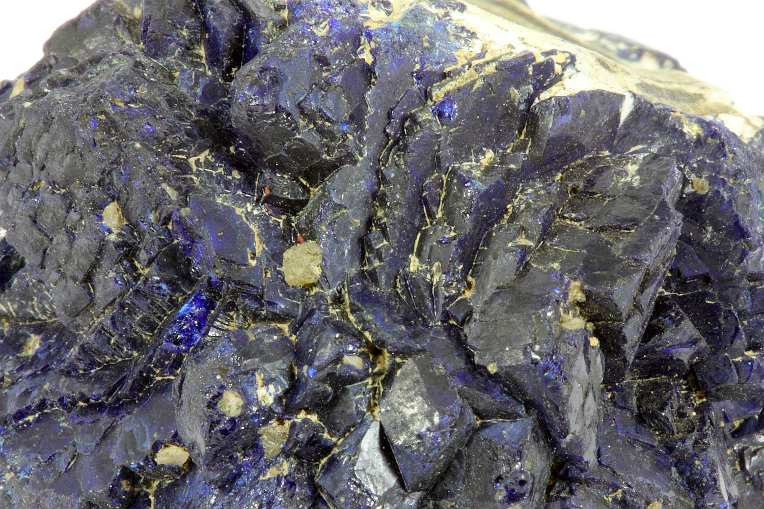 Chessylite Nodule d’azurite de Chessy les Mines Massif central  Chessy les Mines terril du Puits du jour
