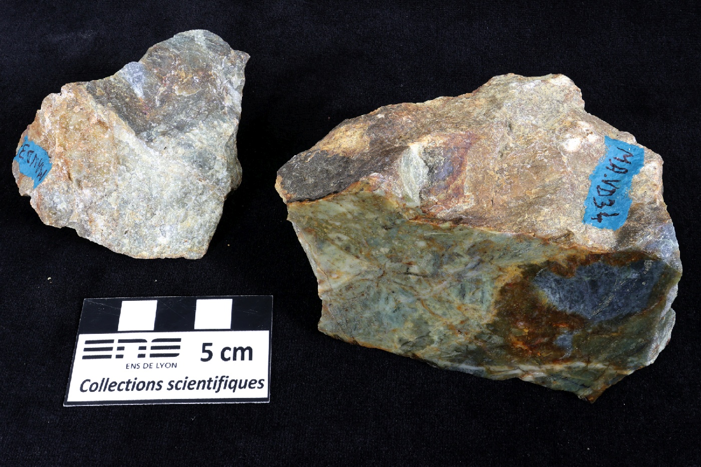 Birbirite Serpentinite silicifiée Massif armoricain Unité de haute pression des Essarts Sainte Pazanne La Bonhommerie