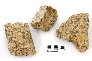 Granite grossier à deux micas Granite de Saint Sylvestre Massif central  La Crouzille Nord Est de La Crouzille