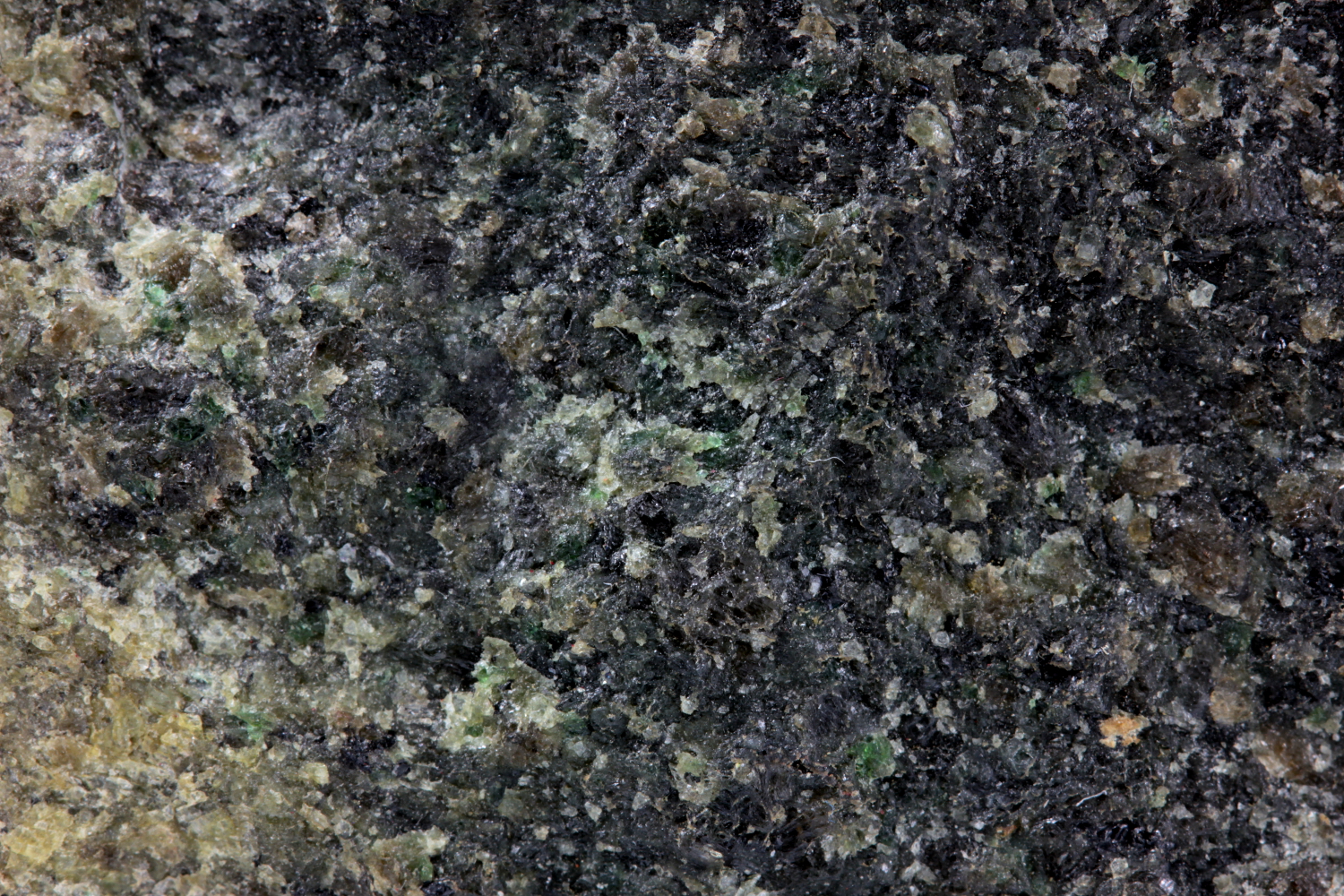 Lherzolite à spinelle Lherzolite de Lers Pyrénées  Le Port Proximité de l’étang de Lers