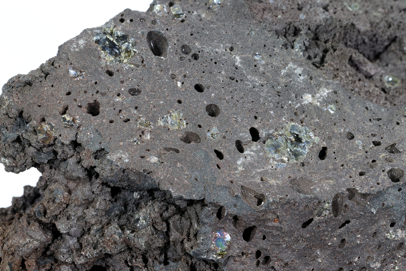 Basalte picritique Basalte à olivine Point chaud de La Réunion Piton de la Fournaise  