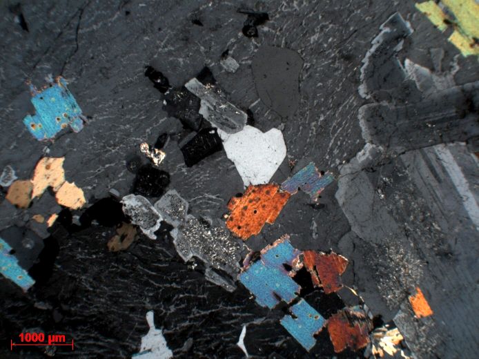 Microscope Granite Granite à deux micas