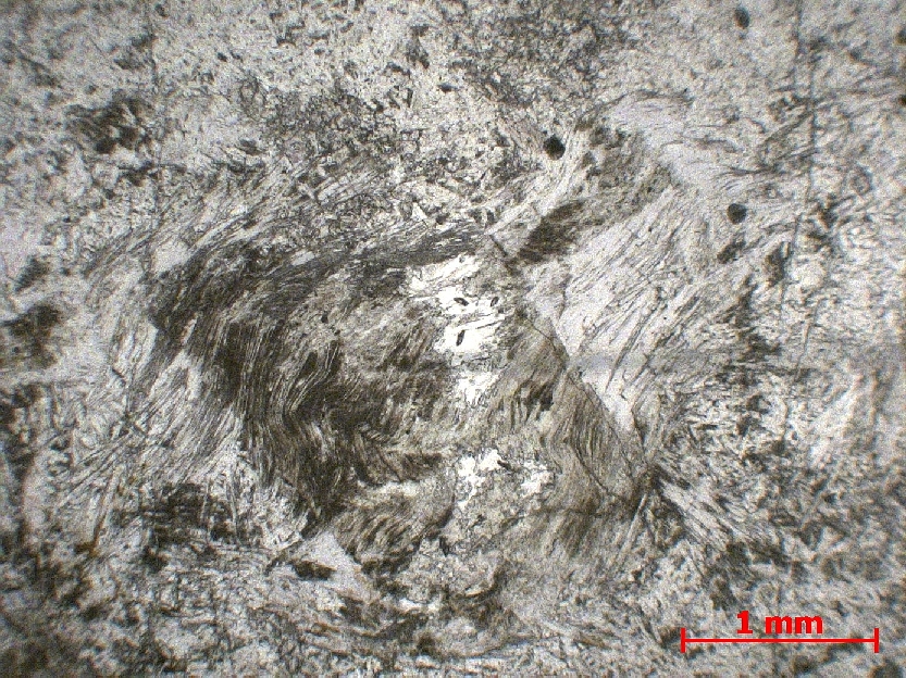 Microscope Méta-gabbro Gabbro du Queyras Alpes Queyras Château-Queyras Rives du Guil