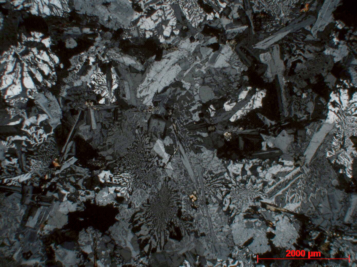 Plagiogranite Xénolite de granophyre Islande Krafla  Cratère Víti