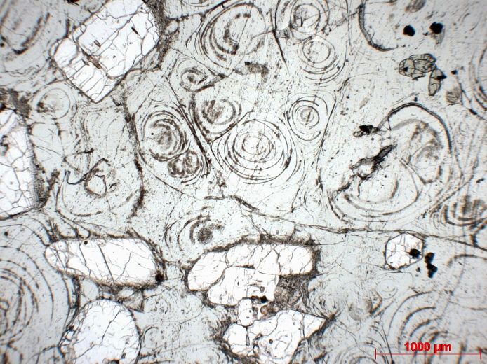  Microscope Hyaloclastite Hyaloclastite Islande Torfajökull  