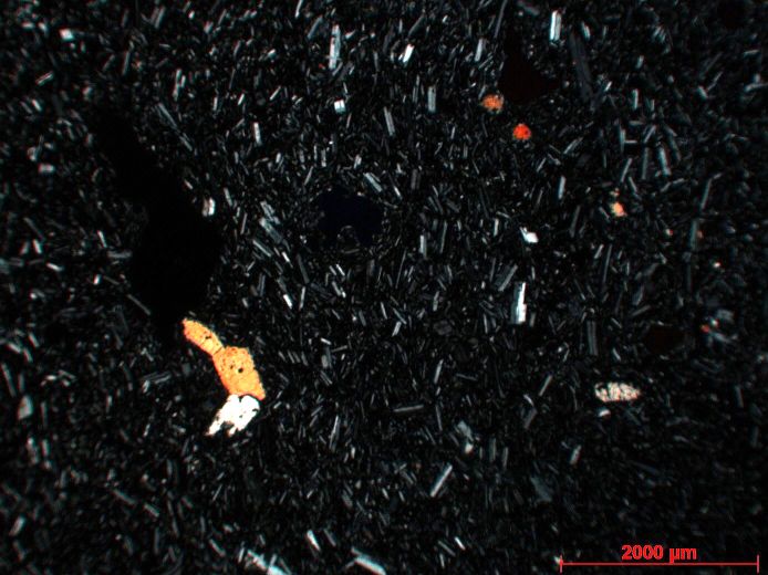  Microscope Basalte Basalte à olivine Axe volcanique trans-mexicain  Nepantla 