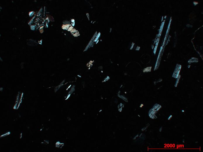  Microscope Dacite Ponce dacitique Axe volcanique trans-mexicain   
