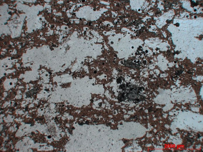  Microscope Andésite Andésite Axe volcanique trans-mexicain Popocatepetl  