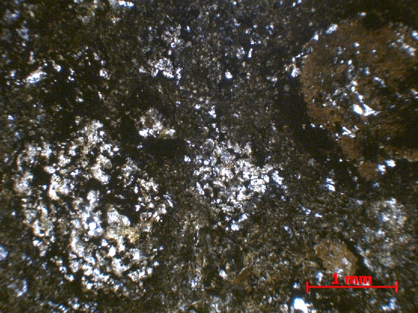  Microscope Chondrite carbonée Chondrite carbonée CK3.8    
