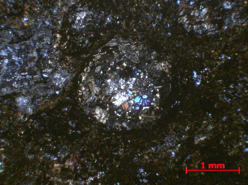  Microscope Chondrite carbonée Chondrite carbonée CK3.8    