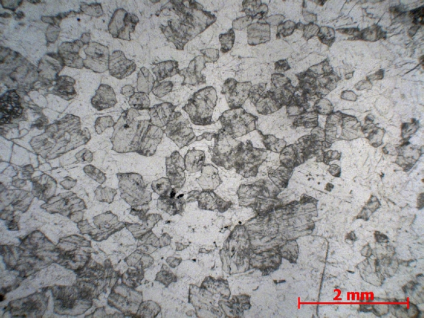  Microscope Gabbro Microgabbro isotrope Monts Hajar   