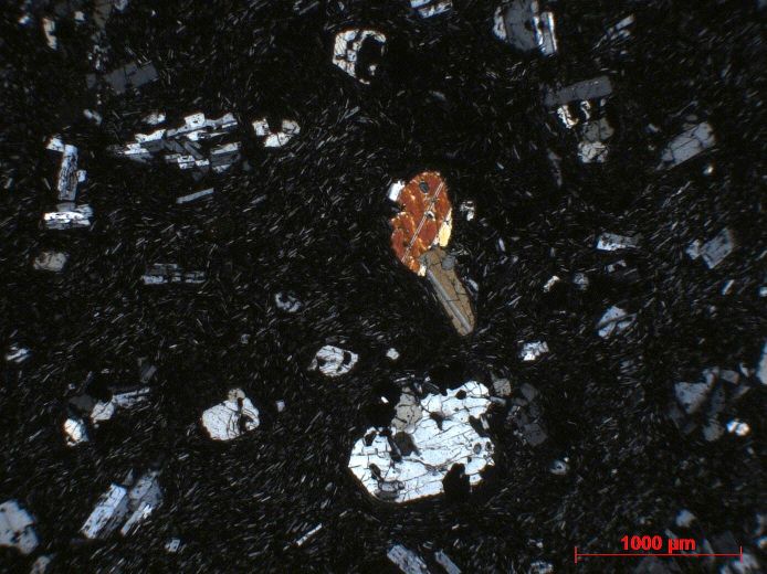  Microscope Andésite basaltique Andésite basaltique Petites Antilles  Le Lamentin 